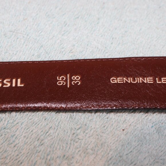 Fossil Men's Brown Belt Size 38 - Picture 7 of 9